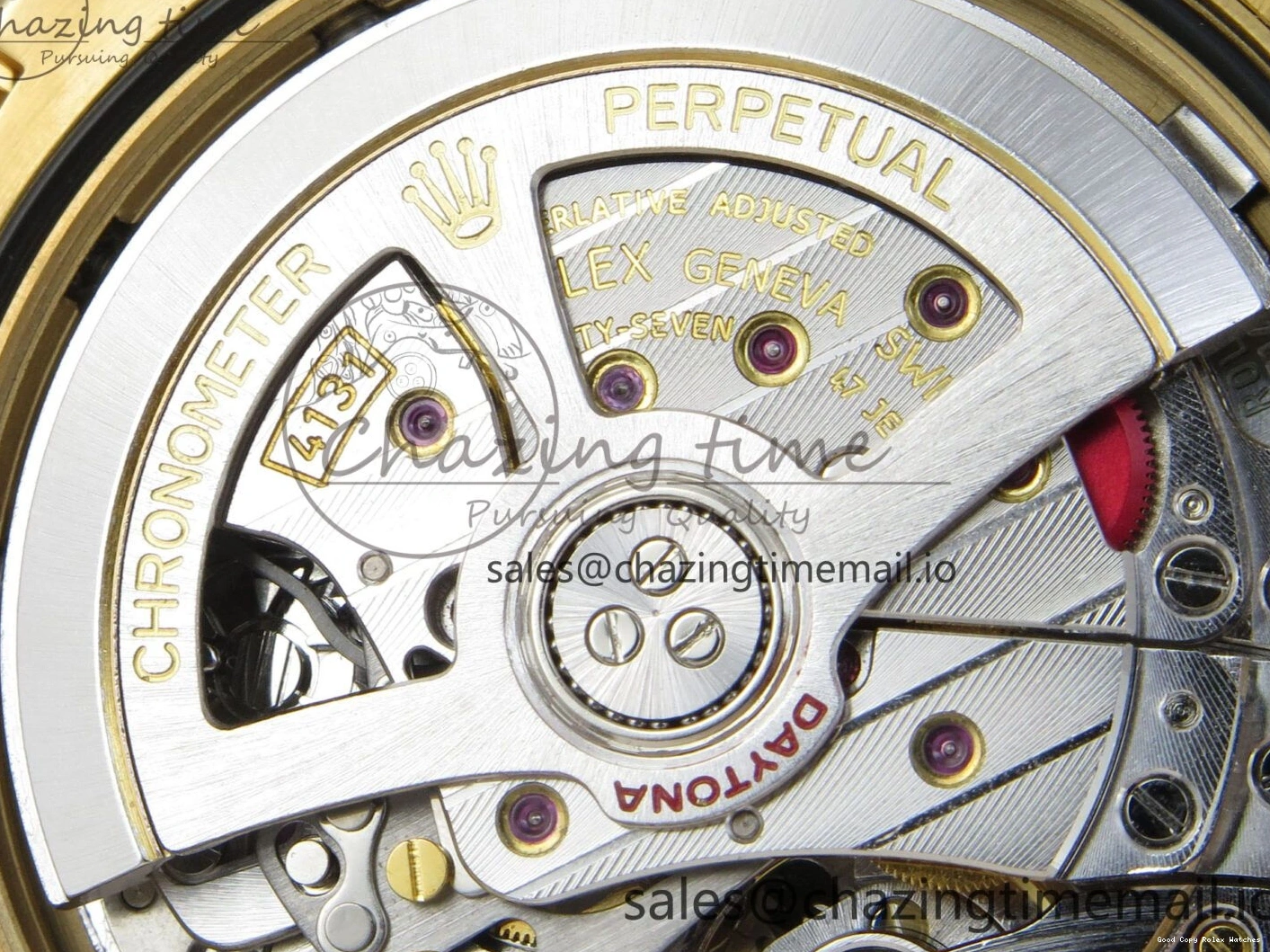 AAA Replica Watches Edition 126508 (Gain Casual Best SH4131 1:1 Weight) 305 Crystal On Dial Bracelet V6 Markers YG YG QF Daytona YG 1219